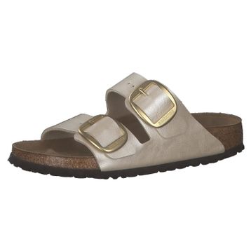 Birkenstock Arizona Big Buckle BF Graceful 1020021 Pearl White İnci Beyazı Birko-Flor Kadın Çift Bantlı Terlik