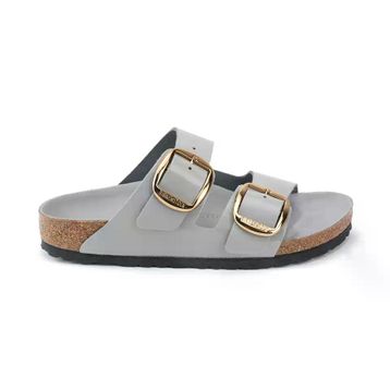 Birkenstock Arizona Big Buckle NL High Shine 1029391 Stone Coin Gri Kadın Terlik