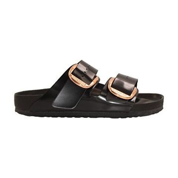 Birkenstock Arizona Big Buckle NL High Shine EXQ 1027840 Black Siyah Kadın Terlik