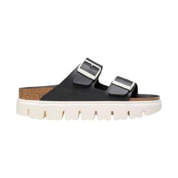 Birkenstock Arizona Chunky BF 1025304 Siyah Beyaz Kadın Terlik