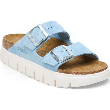 Birkenstock Arizona Chunky VL 1029141 Baby Blue Açık Mavi Süet Kadın Terlik