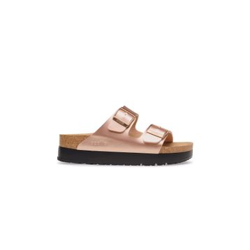 Birkenstock Arizona Flex Platform BF 1031270 Electric Metallic Copper Bakır Kadın Terlik