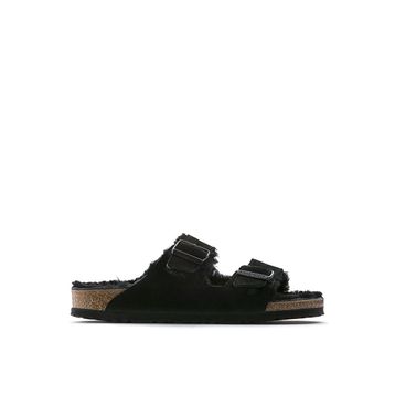 Birkenstock Arizona Fur 752663 Black Siyah Unisex Terlik