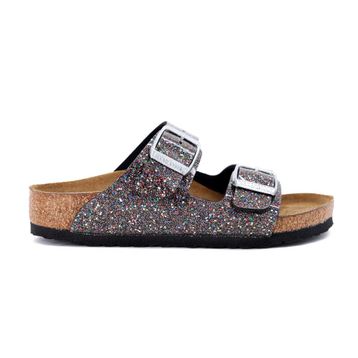Birkenstock Arizona Kids BF Cosmic Sparkle 1017382 Black Multi Siyah Çocuk Terlik