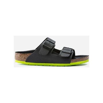 Birkenstock Arizona Kids Birko-Flor 1022102 Desert Soil Black Lime Siyah-Yeşil Çocuk Terlik