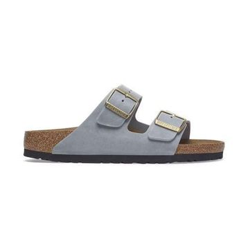 Birkenstock Arizona LEOI 1029253 Basalt Gray Gri Kadın Terlik