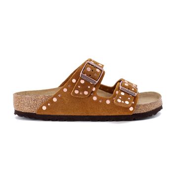 Birkenstock Arizona Rivet 1031743 Mink Vizon Süet Kadın Terlik