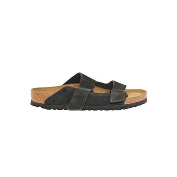 Birkenstock Arizona Soft Footbed 951321 Black Siyah Süet Deri Unisex Terlik