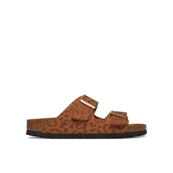 Birkenstock Arizona SYN Leopard 1031926 Pecan Kahverengi Kadın Terlik