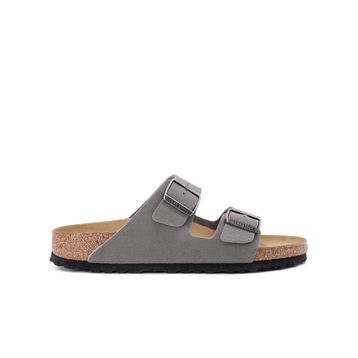 Birkenstock Arizona Vegan 1030572 Concrete Gray Gri Unisex Çift Bantlı Terlik