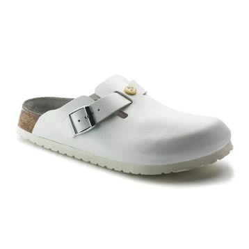 Birkenstock Boston ESD NL 061360 Black Siyah Hakiki Deri Unisex Kapalı Terlik