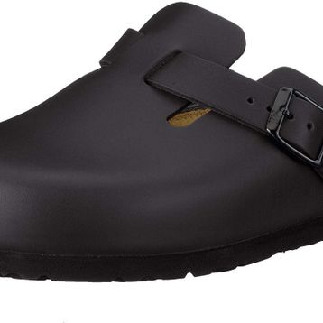 Birkenstock Boston NL 060193 Black Siyah Hakiki Deri Unisex Kapalı Terlik