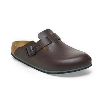 Birkenstock Boston Pro NL 1026189 Soft Java Kahverengi Deri Unisex Terlik