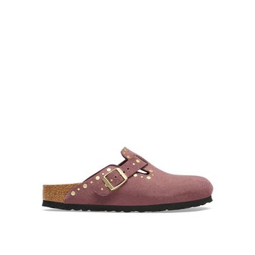 Birkenstock Boston Rivets 1032897 Pepper Gri Süet Deri Unisex Terlik