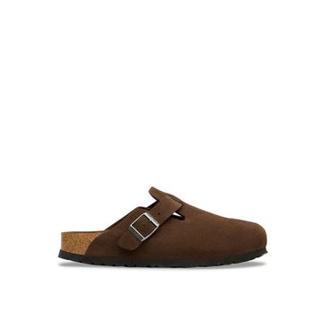 Birkenstock Boston Soft Footbed 1031637 Carafe Tonal Kahverengi Süet Deri Unisex Terlik