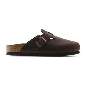 Birkenstock Boston Soft Footbed 159713 Habana Kahverengi Yağlı Deri Unisex Kapalı Terlik