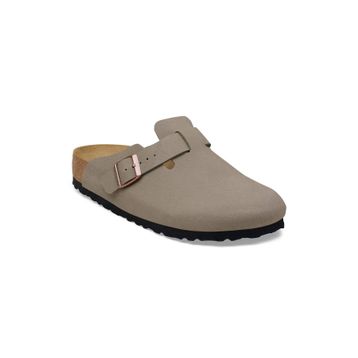 Birkenstock Boston TEX 1033068 Stone Taş Beji Birko-Flor Nubuk Unisex Kapalı Terlik