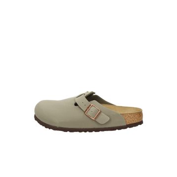 Birkenstock Boston TEX 1033068 Stone Taş Beji Birko-Flor Nubuk Unisex Kapalı Terlik