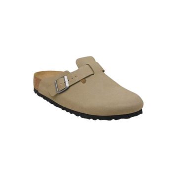 Birkenstock Boston TEX 1033154 Faded Khaki Haki Birko-Flor Nubuk Unisex Kapalı Terlik