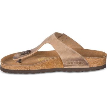 Birkenstock Gizeh LEOI 943811 Tobacco Brown Kahverengi Yağlı Nubuk Deri Unisex Parmak Arası Terlik