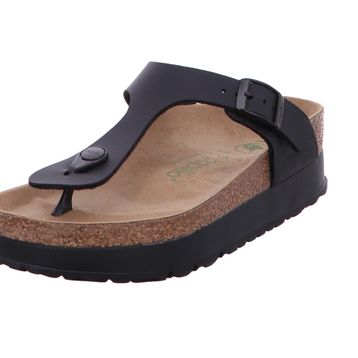Birkenstock Gizeh Platform Flex BF Vegan 1027367 Black Siyah Kadın Parmak Arası Terlik