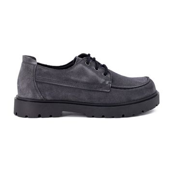 Birkenstock Highwood Moc Lace Low 1032701 Charcoal Antrasit Unisex Ayakkabı