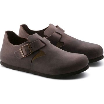 Birkenstock London 166531 Habana Kahverengi Yağlı Deri Unisex Günlük Ayakkabı