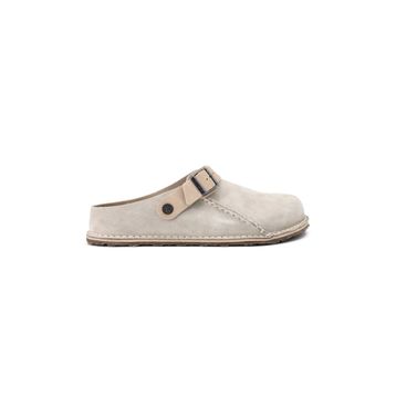 Birkenstock Lutry Premium 1031420 Oyster Ekru Süet Unisex Terlik