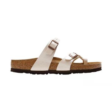 Birkenstock Mayari BF 71661 Pearl White Krem Kadın Parmak Arası Terlik