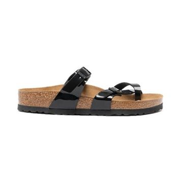 Birkenstock Mayari BF Patent 71091 Black Siyah Kadın Parmak Arası Terlik