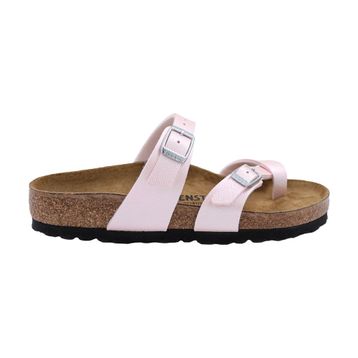 Birkenstock Mayari BF Saffiano Iridescent 1029258 Light Rose Pembe Kadın Parmak Arası Terlik