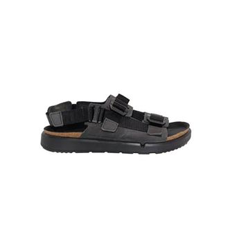 Birkenstock Shinjuku 1024599 Black Siyah Nubuk Deri Tekstil Unisex Terlik