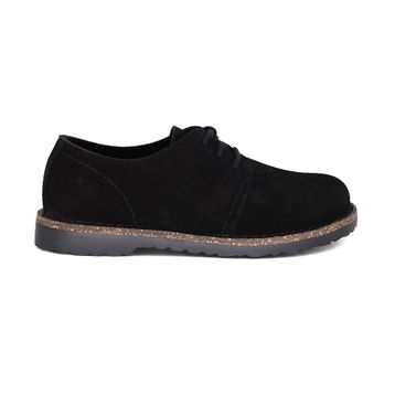 Birkenstock Uppsala Low VL 1029678 Siyah Süet Deri Unisex Günlük Ayakkabı