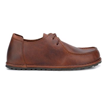 Birkenstock Utti Lace 1029679 Roast Kahverengi Hakiki Deri Unisex Günlük Ayakkabı