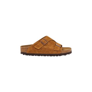 Birkenstock Zürich VL 1023891 Mink Vizon Süet Unisex Kalın Bantlı Terlik