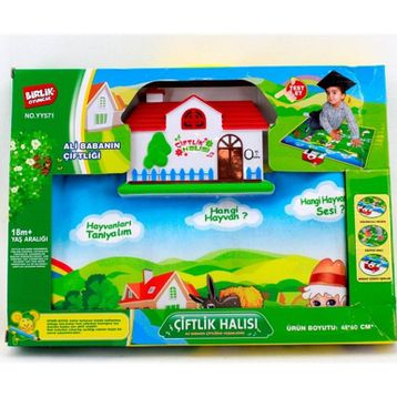 Birlik Oyuncak Eğitici Çiftlik Küçük Boy Oyun Halısı