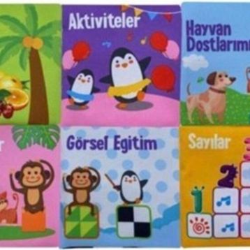 Birlik Oyuncak Yumuşak Hışırtılı İlk Kitaplarım Serisi Bebeğimin İlk Kitapçık Seti