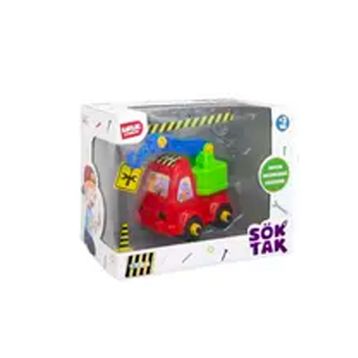 Birlik Toys Kutulu Sürtmeli Sök Tak 14 cm Oyuncak Vinç