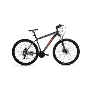 Bisan Atlas 29 V Fren 48 cm Parlak Gri Kırmızı MTB Dağ Bisikleti