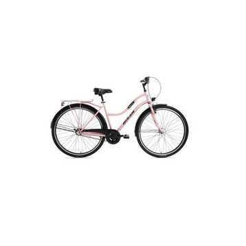 Bisan Bella 34 cm V 24 Jant 3 Vites Pudra Pembe Siyah Kadın Şehir Bisikleti