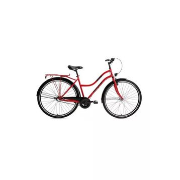 Bisan Bella 42 cm V 26 Jant 3 Vites Kırmızı Siyah Kadın Şehir Bisikleti