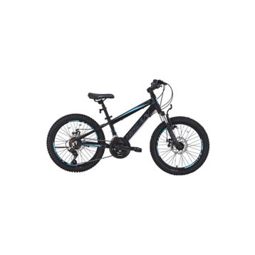 Bisan Cooper 30 cm HD 24 Jant 21 Vites Mat Siyah Mavi Çocuk Bisikleti