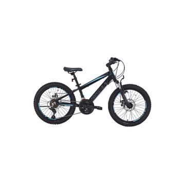 Bisan Cooper 30 cm HD 24 Jant 21 Vites Mat Siyah Mavi Çocuk Bisikleti