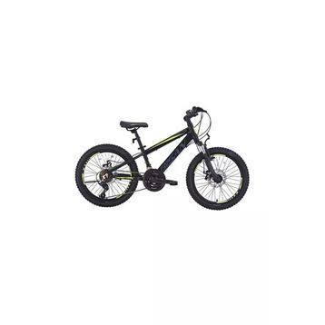 Bisan Cooper 30 cm MD 24 Jant 21 Vites Mat Siyah Sarı Çocuk Bisikleti