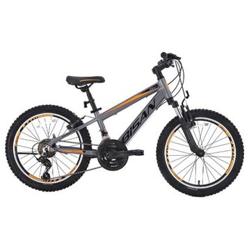 Bisan Cooper 30 cm V 24 Jant 21 Vites Füme Siyah Turuncu Çocuk Bisikleti