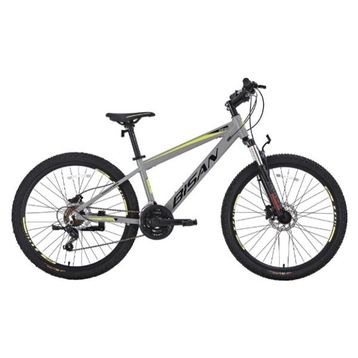 Bisan Cooper 37 cm HD 27.5 Jant 21 Vites Açık Gri Siyah Sarı Dağ Bisikleti