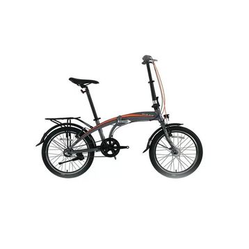 Bisan FX 3500-NX3 32 cm V 20 Jant NEX.3 Vites Metalik Gri Turuncu Katlanır Bisiklet