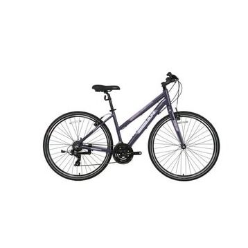 Bisan Guida 45 cm V 28 Jant 21 Vites Metalik Gri Mavi Beyaz Kadın Şehir Bisikleti