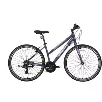 Bisan Guida 45 cm V 28 Jant 21 Vites Metalik Gri Mavi Beyaz Kadın Şehir Bisikleti