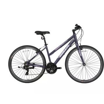 Bisan Guida 45 cm V 28 Jant 21 Vites Metalik Gri Mavi Beyaz Kadın Şehir Bisikleti